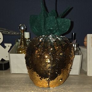 Sequin Pineapple Home Accent